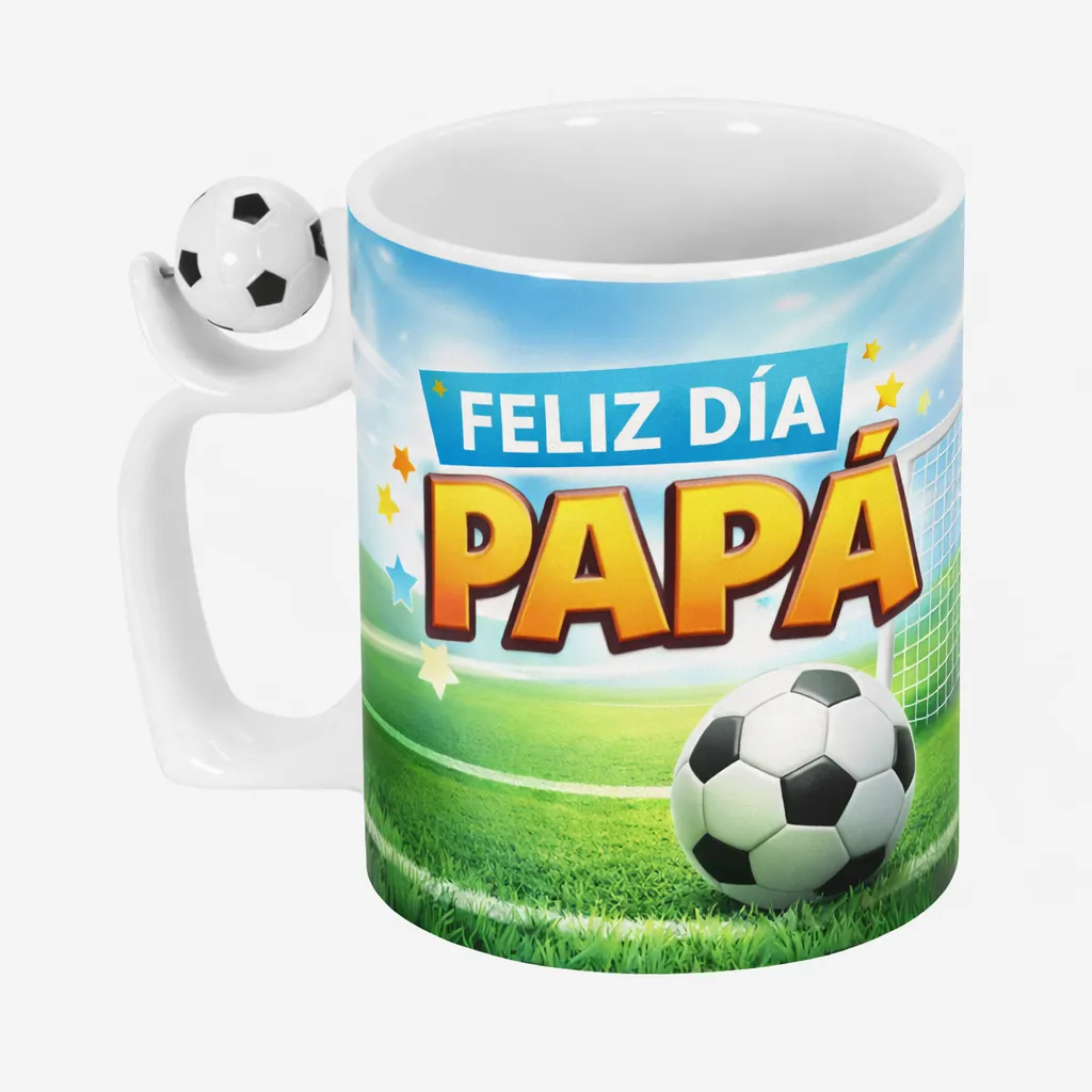 Taza Blanca con Asa de Pelota 11 oz Sublimada Personalizado