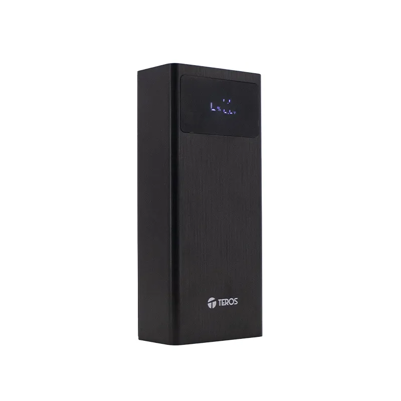 Powerbank TEROS TE-7059N, 30000MAh, USB-A, USB-C, negro