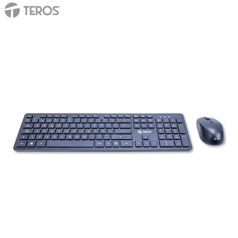 Kit Teclado + Mouse TEROS TE-5013S, negro