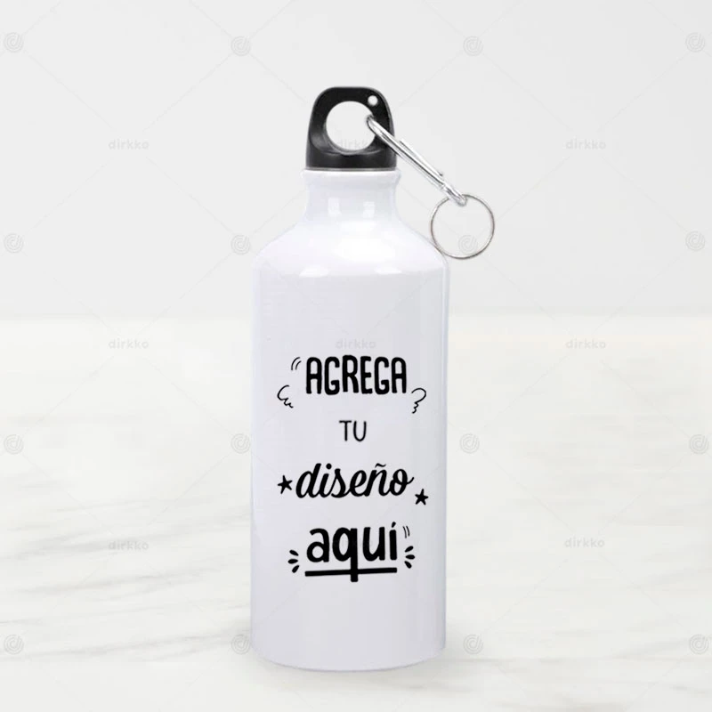 Tomatodo de aluminio con tapa 600ml Personalizado