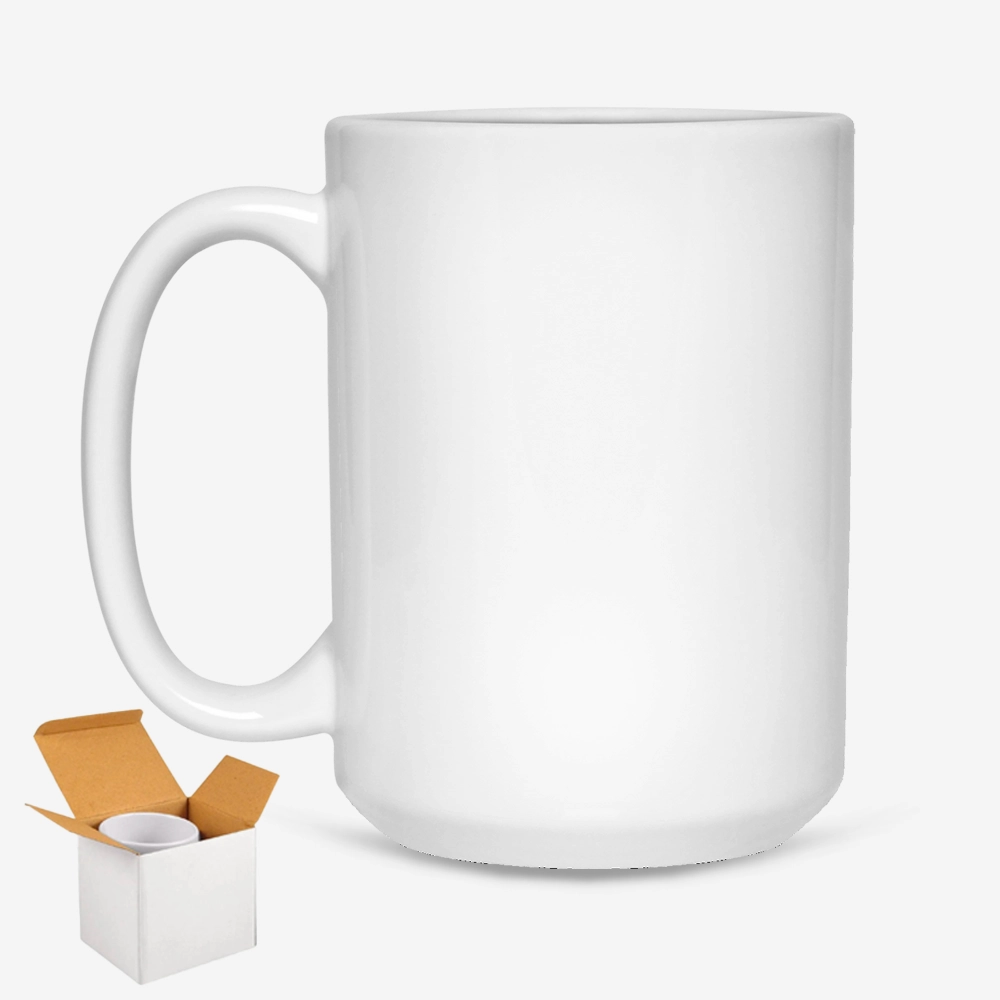 Taza Blanca con Caja 15 oz AAA